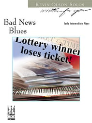 Bad News Blues piano sheet music cover